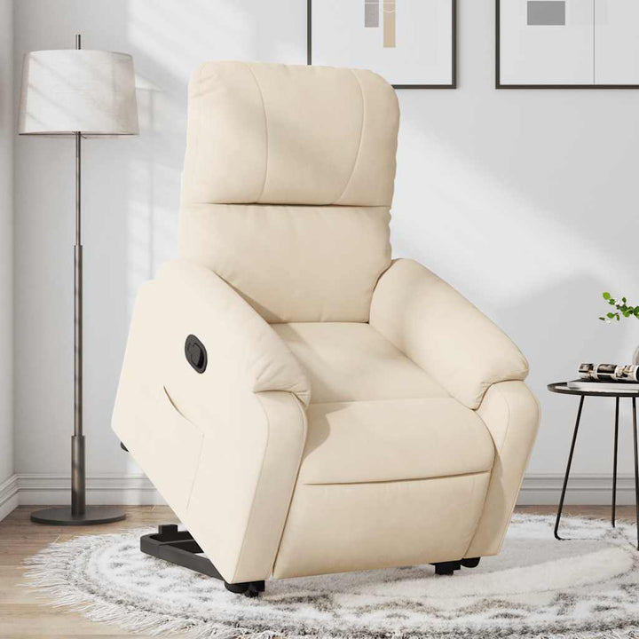 Reclinerfåtölj Med Uppresningshjälp Mikrofibertyg