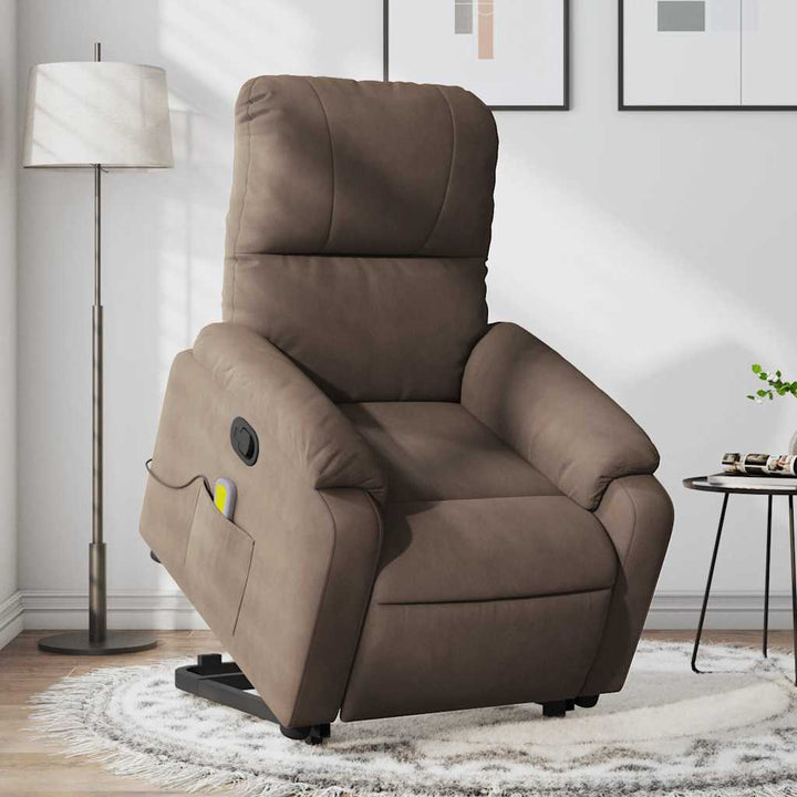 Reclinerfåtölj Med Uppresningshjälp Mikrofibertyg