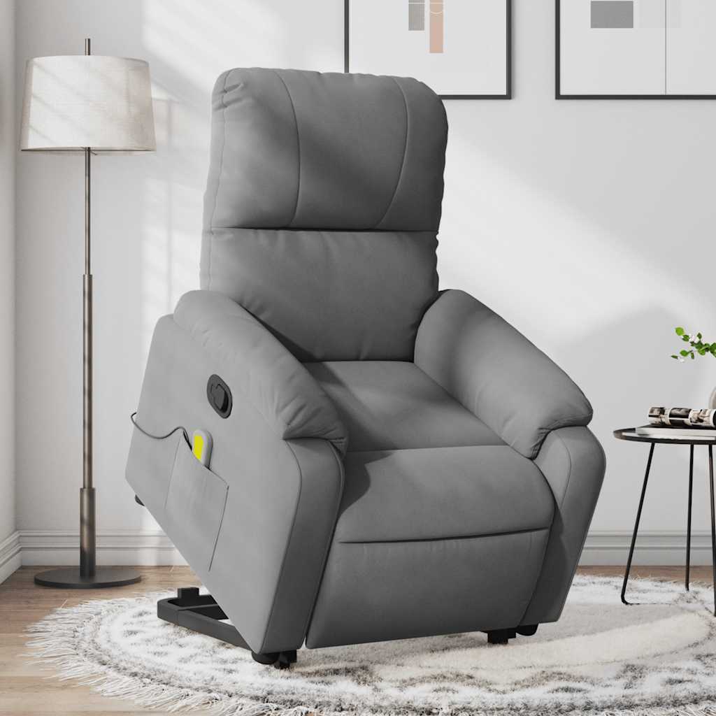 Reclinerfåtölj Med Uppresningshjälp Mikrofibertyg