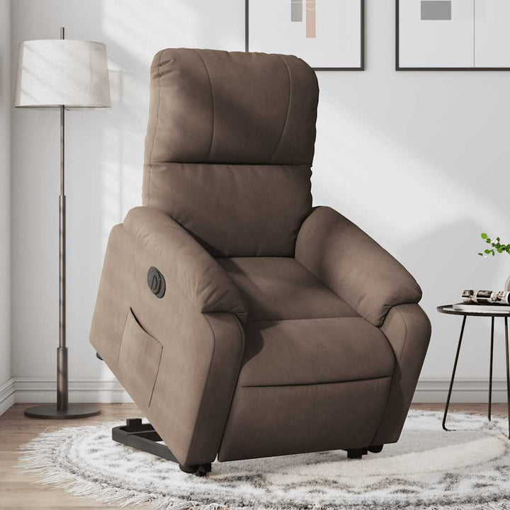 Reclinerfåtölj Med Uppresningshjälp Mikrofibertyg