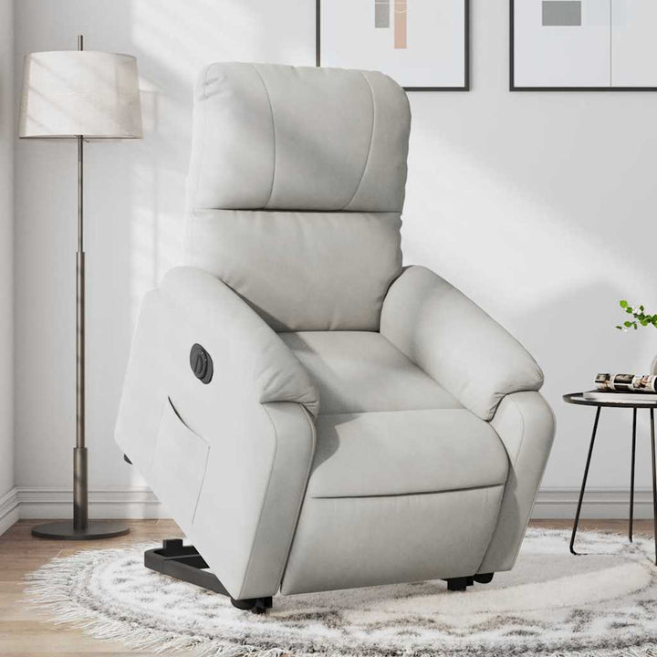 Reclinerfåtölj Med Uppresningshjälp Mikrofibertyg