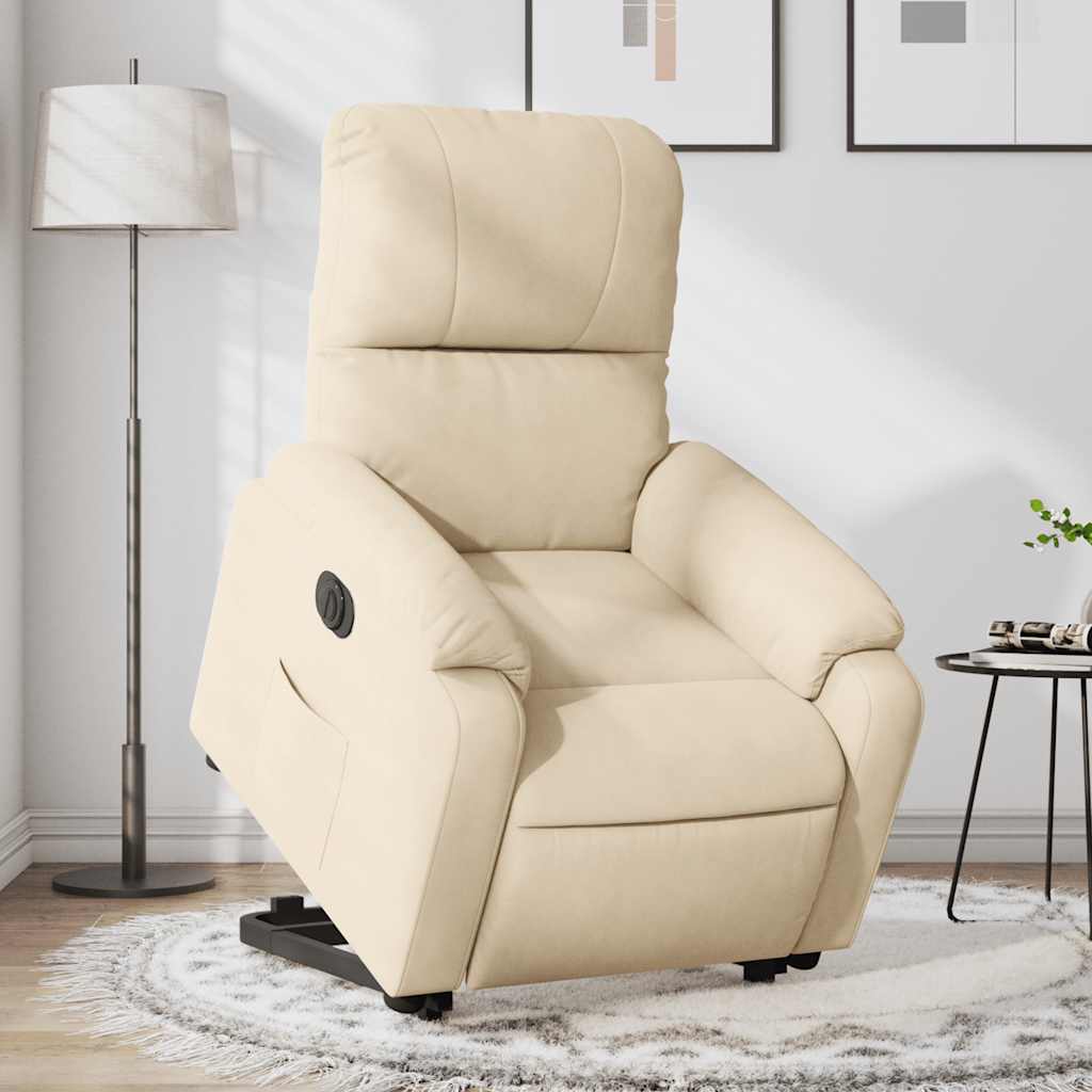 Reclinerfåtölj Med Uppresningshjälp Mikrofibertyg