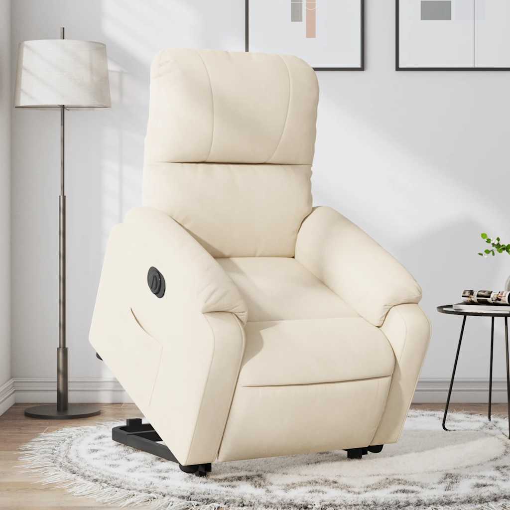 Reclinerfåtölj Med Uppresningshjälp Mikrofibertyg