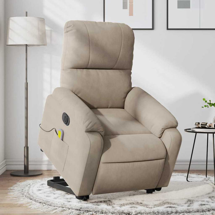 Reclinerfåtölj Med Uppresningshjälp Mikrofibertyg
