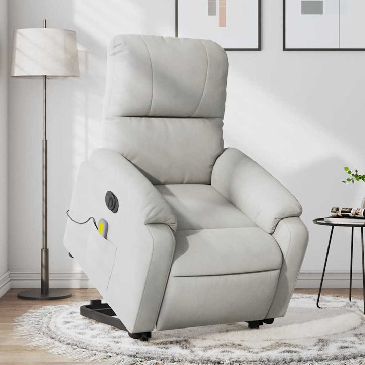 Reclinerfåtölj Med Uppresningshjälp Mikrofibertyg