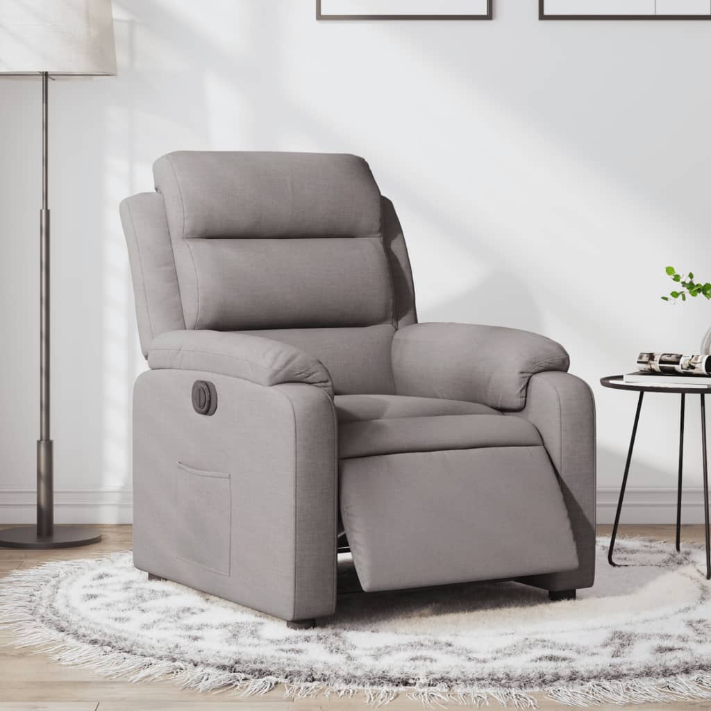Elektrisk Reclinerfåtölj Tyg