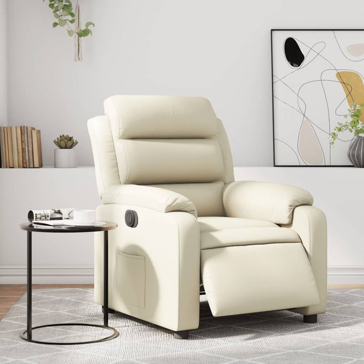 Elektronisk Reclinerfåtölj Konstläder