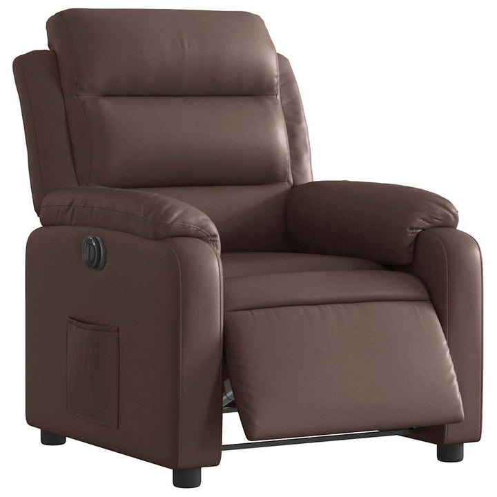 Elektronisk Reclinerfåtölj Konstläder