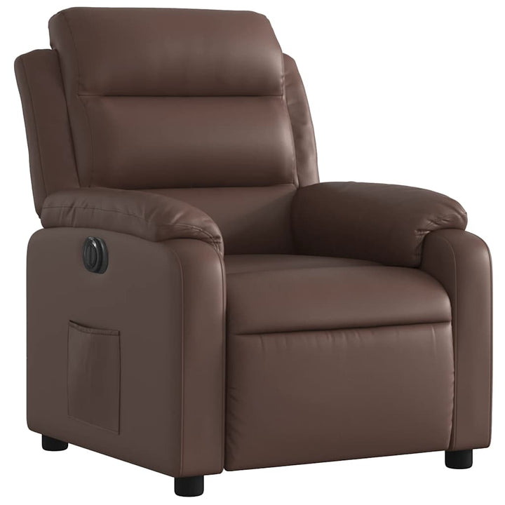 Elektronisk Reclinerfåtölj Konstläder