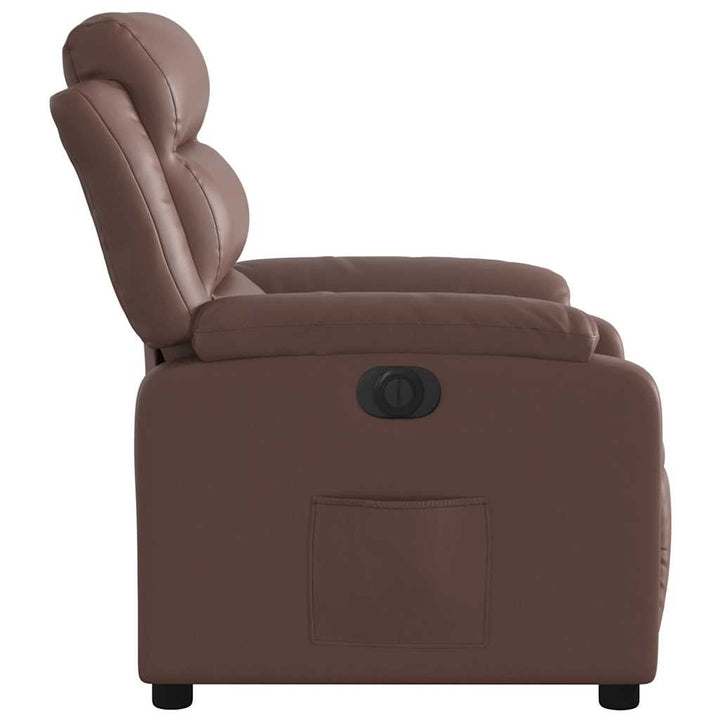 Elektronisk Reclinerfåtölj Konstläder