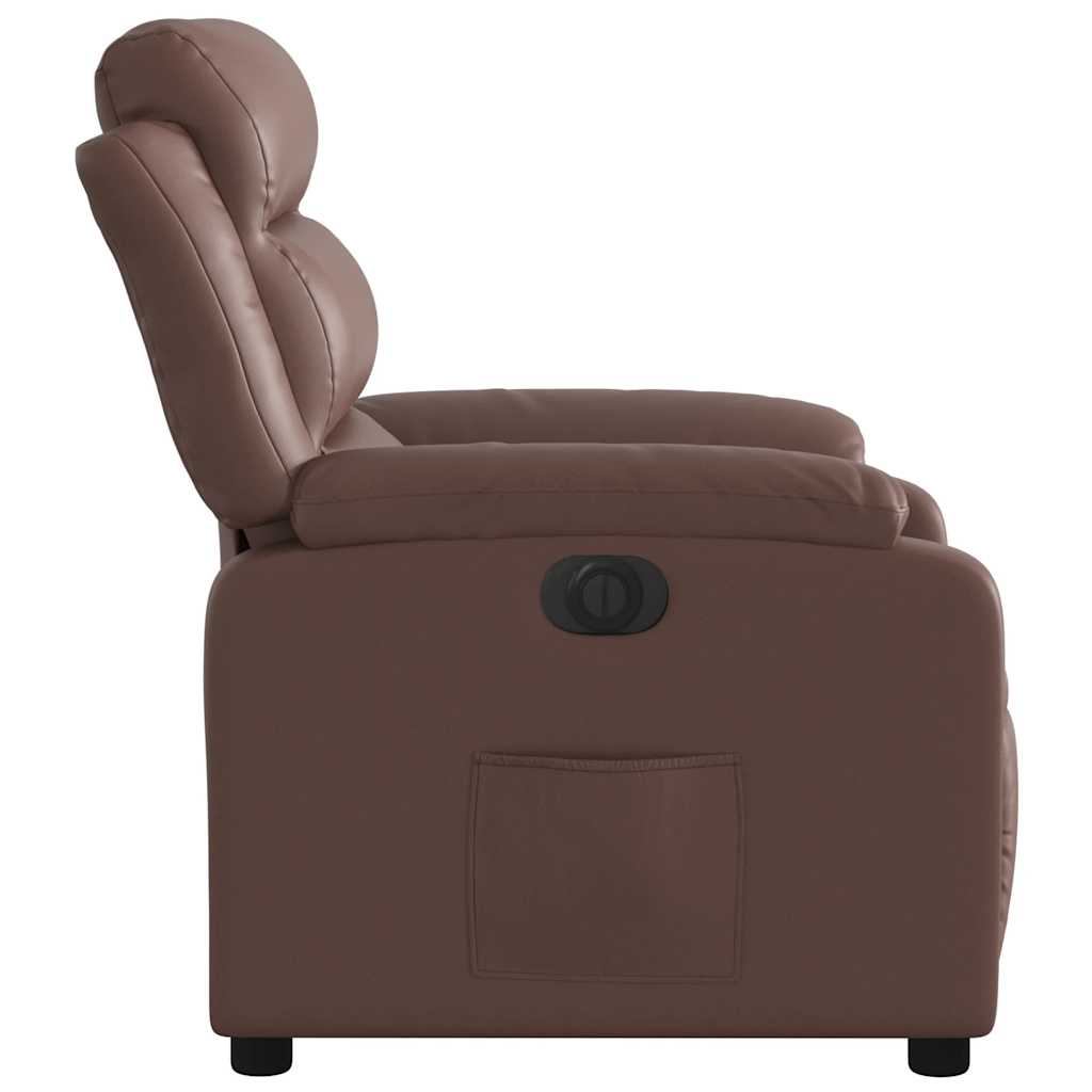 Elektronisk Reclinerfåtölj Konstläder