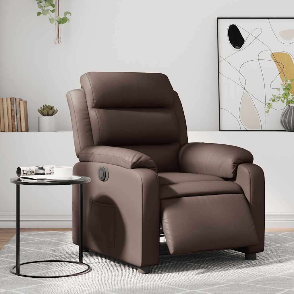 Elektronisk Reclinerfåtölj Konstläder