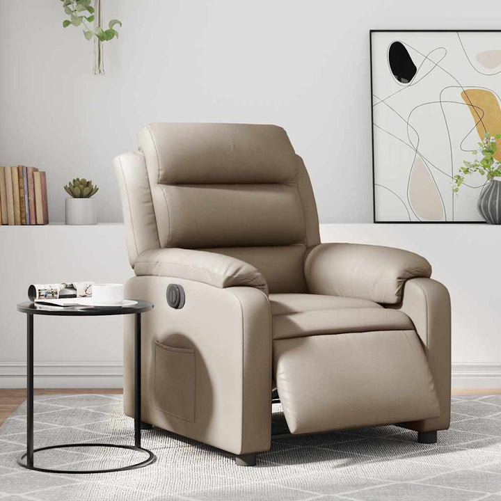 Elektronisk Reclinerfåtölj Konstläder
