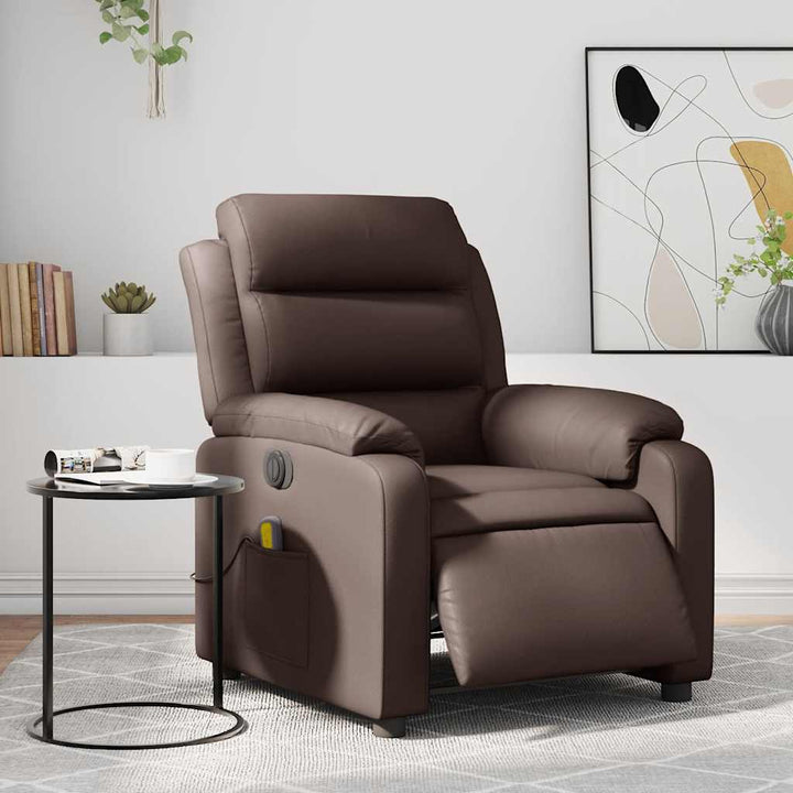 Elektronisk Reclinerfåtölj Konstläder