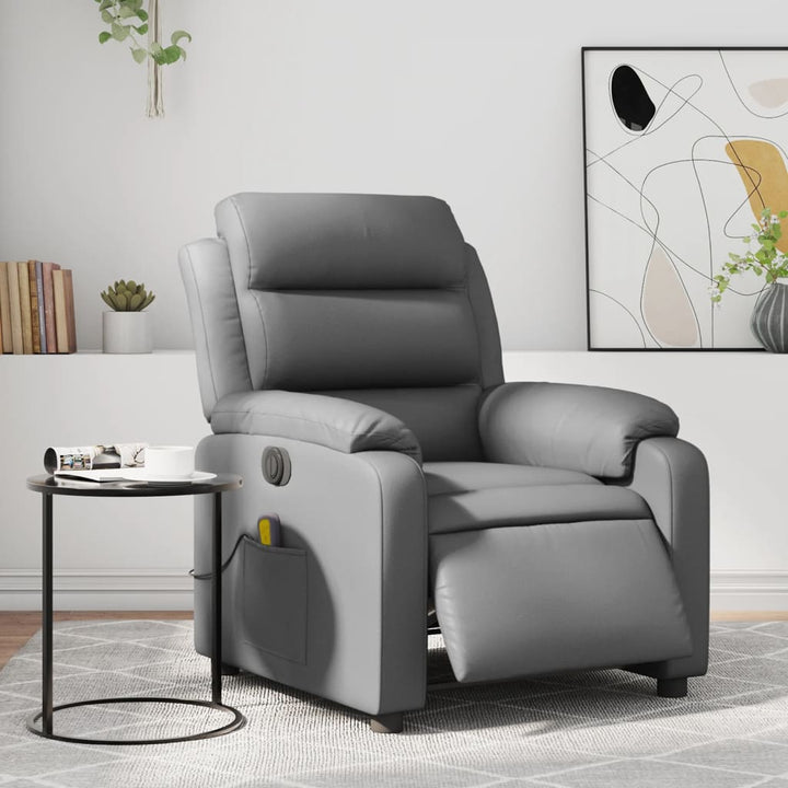Elektronisk Reclinerfåtölj Konstläder