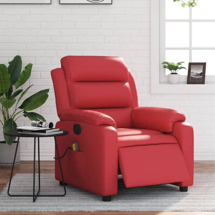 Elektronisk Reclinerfåtölj Konstläder