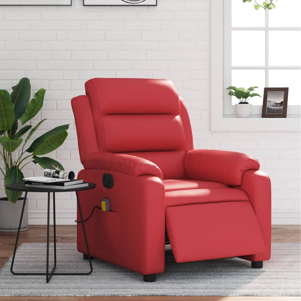 Elektronisk Reclinerfåtölj Konstläder