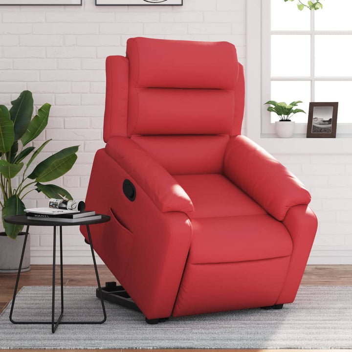 Reclinerfåtölj Med Uppresningshjälp Konstläder