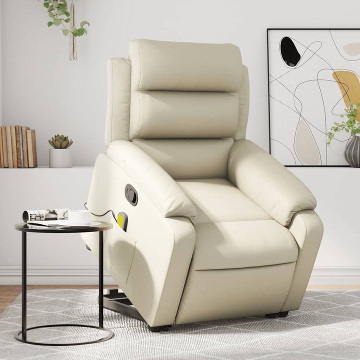 Reclinerfåtölj Med Uppresningshjälp Konstläder