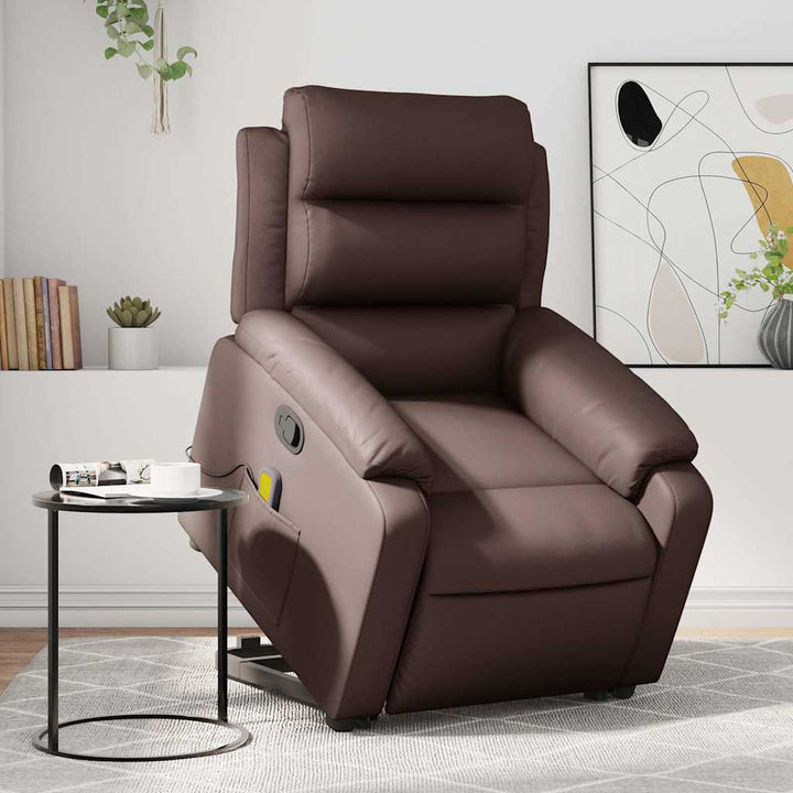 Reclinerfåtölj Med Uppresningshjälp Konstläder