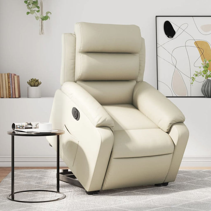 Reclinerfåtölj Med Uppresningshjälp Konstläder