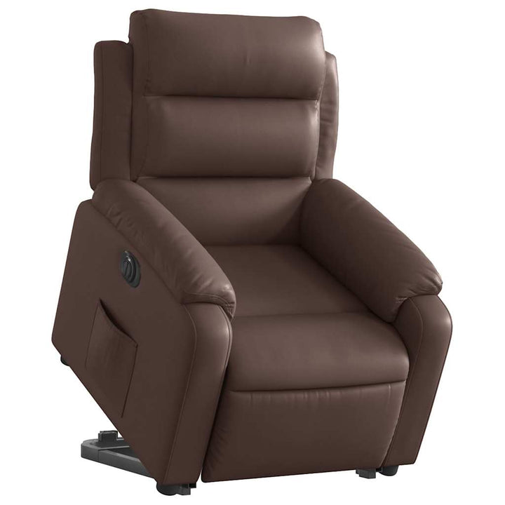 Reclinerfåtölj Med Uppresningshjälp Konstläder
