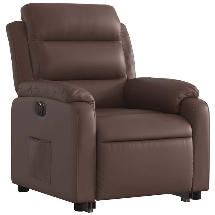 Reclinerfåtölj Med Uppresningshjälp Konstläder