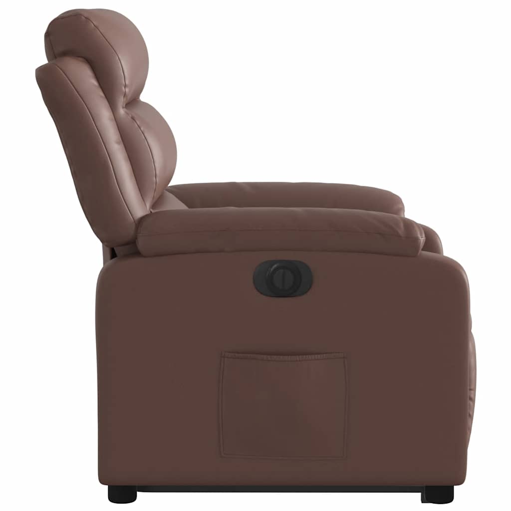 Reclinerfåtölj Med Uppresningshjälp Konstläder
