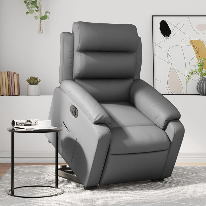 Reclinerfåtölj Med Uppresningshjälp Konstläder