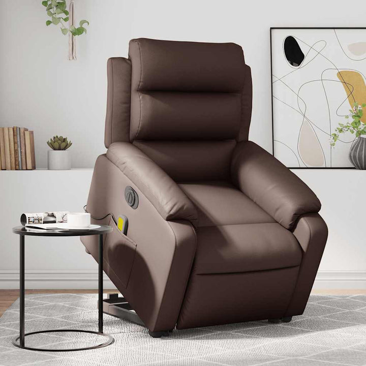 Reclinerfåtölj Med Uppresningshjälp Konstläder