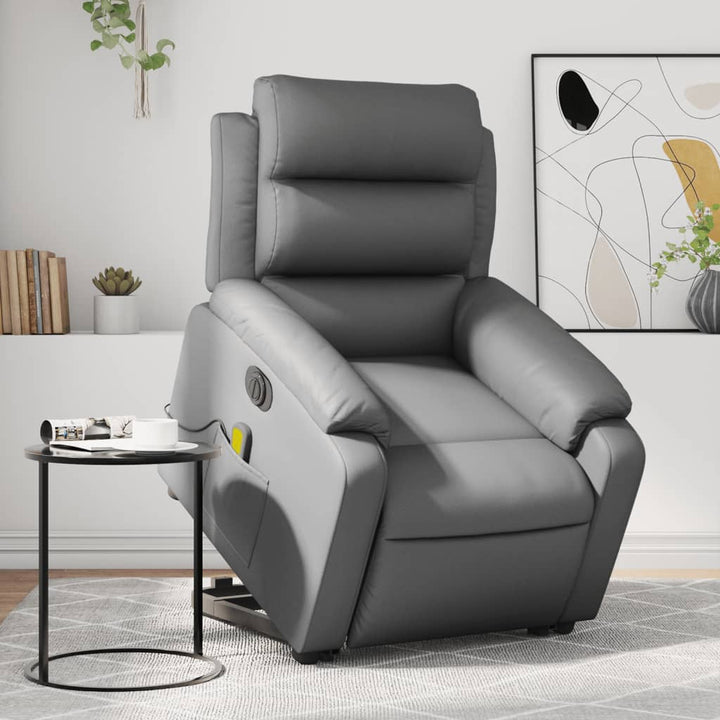 Reclinerfåtölj Med Uppresningshjälp Konstläder