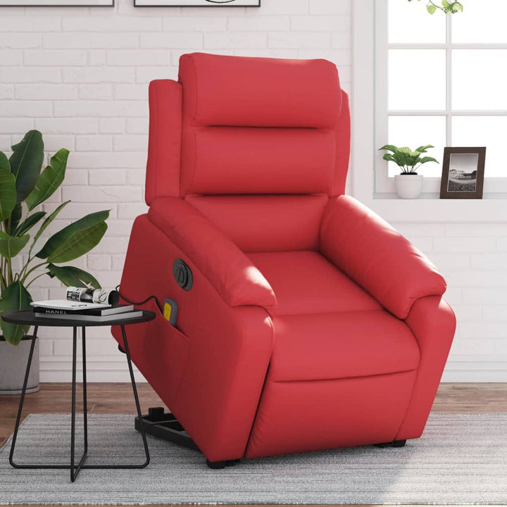 Reclinerfåtölj Med Uppresningshjälp Konstläder
