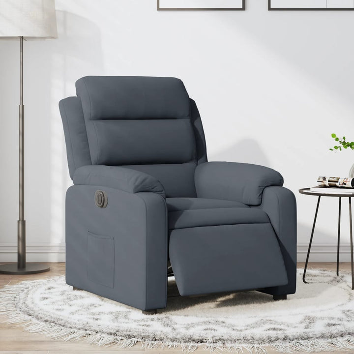 Elektrisk Reclinerfåtölj Sammet
