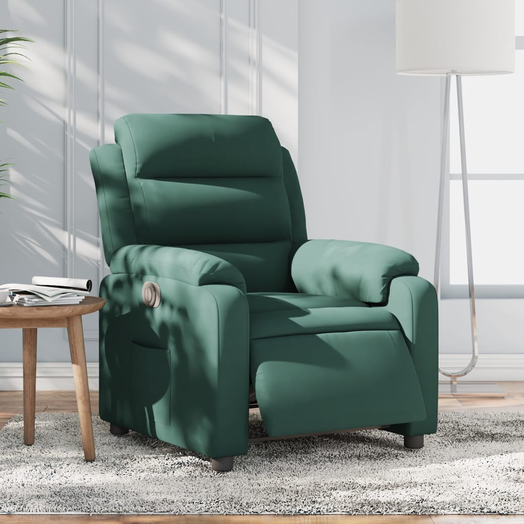 Elektrisk Reclinerfåtölj Sammet