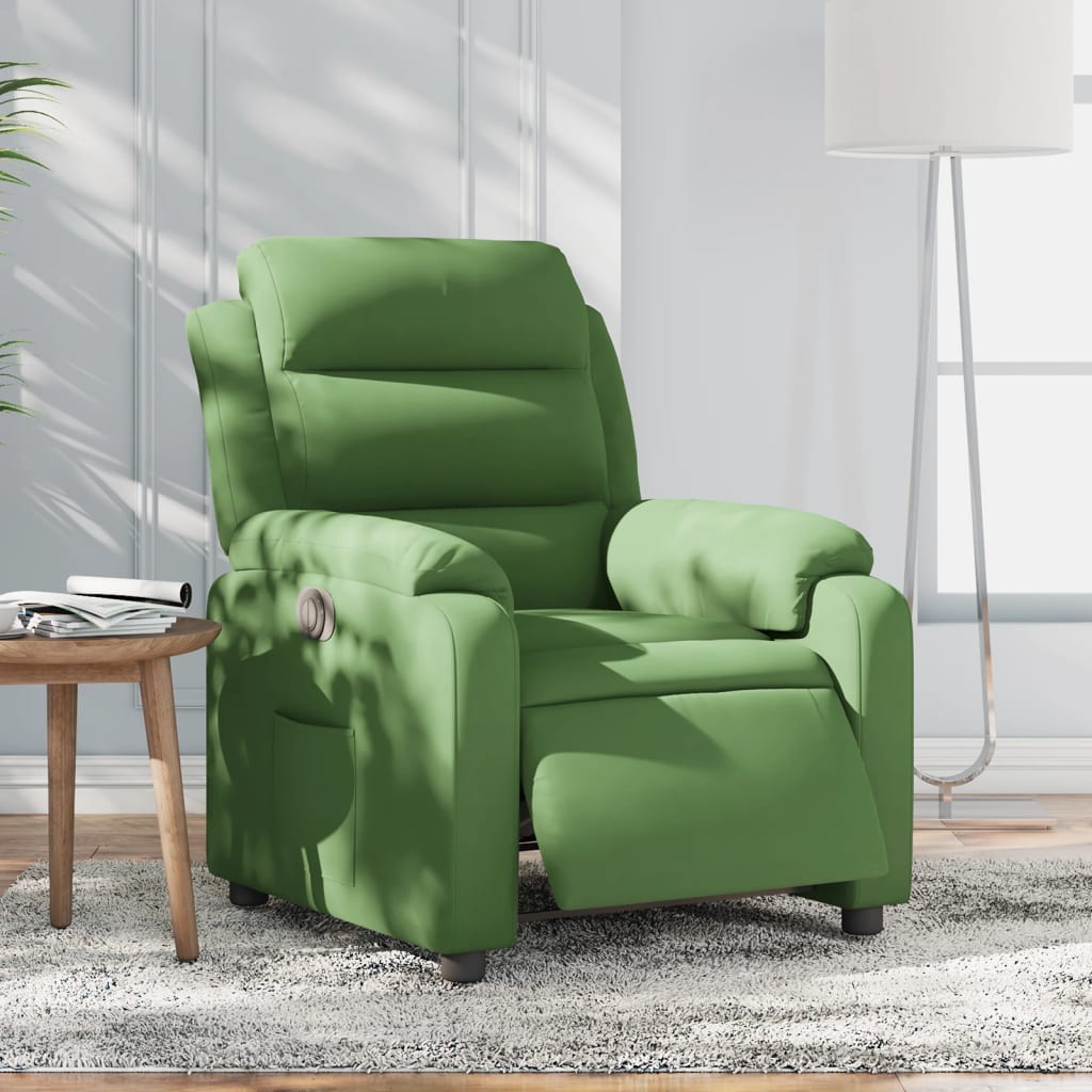 Elektrisk Reclinerfåtölj Sammet