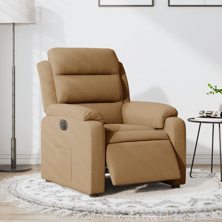 Elektrisk Reclinerfåtölj Sammet