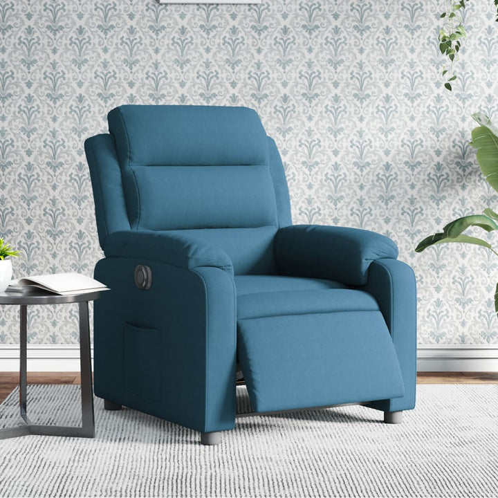 Elektrisk Reclinerfåtölj Sammet