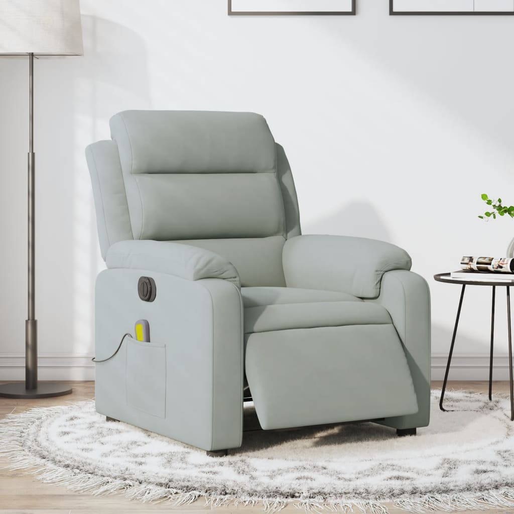 Elektrisk Reclinerfåtölj Sammet