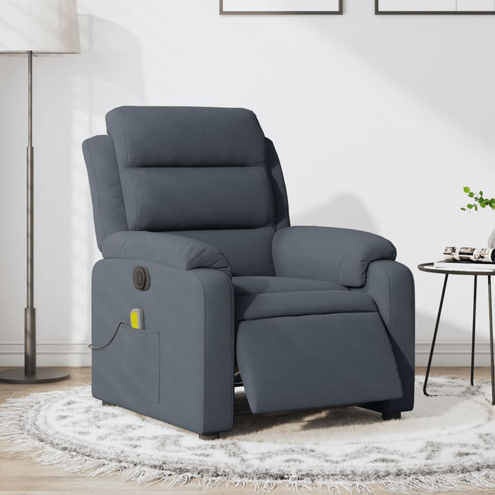 Elektrisk Reclinerfåtölj Sammet