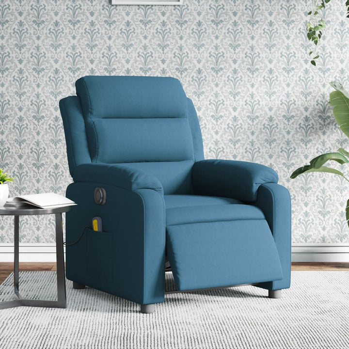 Elektrisk Reclinerfåtölj Sammet