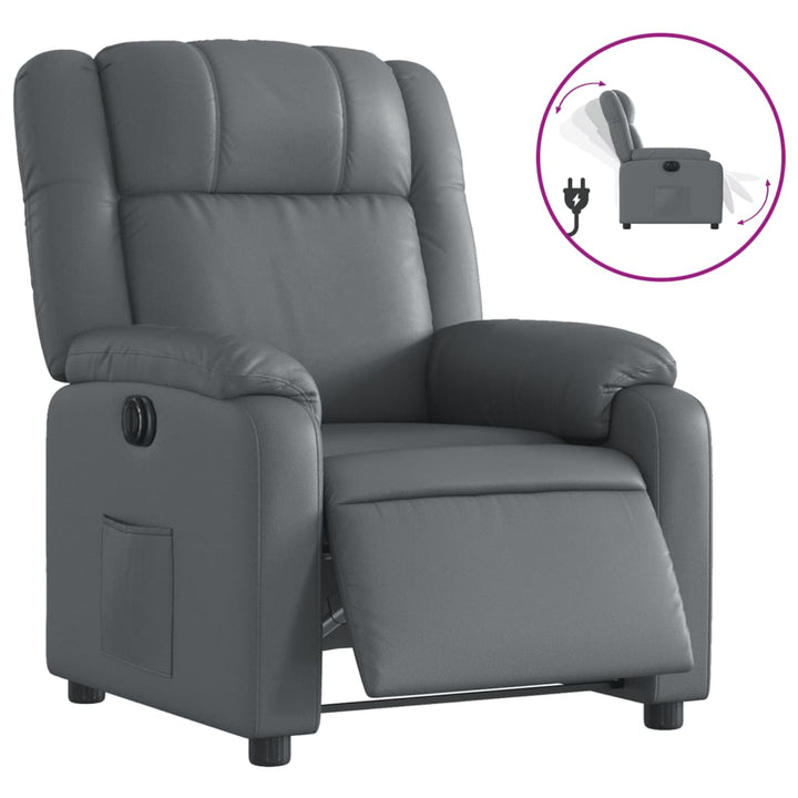 Elektrisk Reclinerfåtölj Konstläder