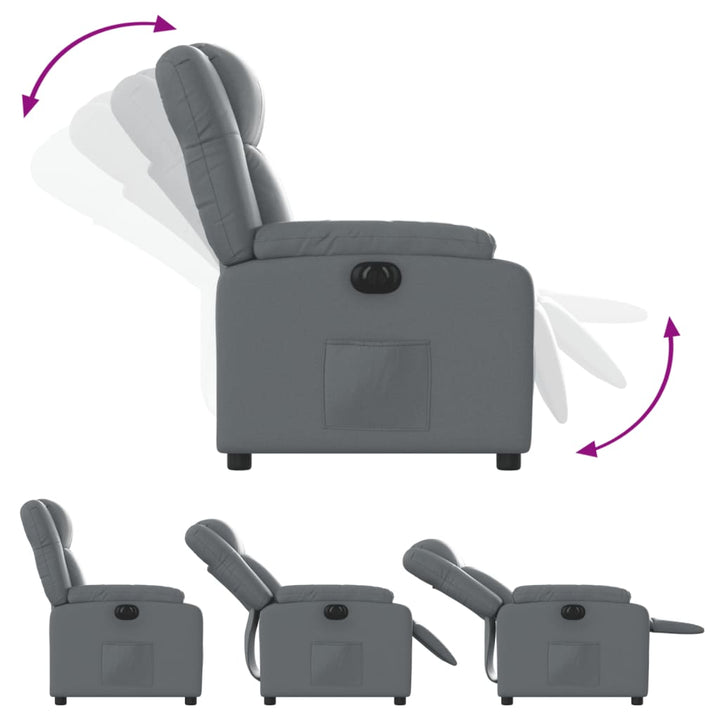 Elektrisk Reclinerfåtölj Konstläder