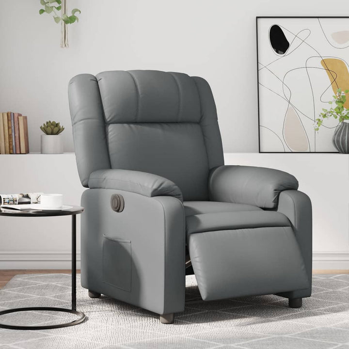 Elektrisk Reclinerfåtölj Konstläder