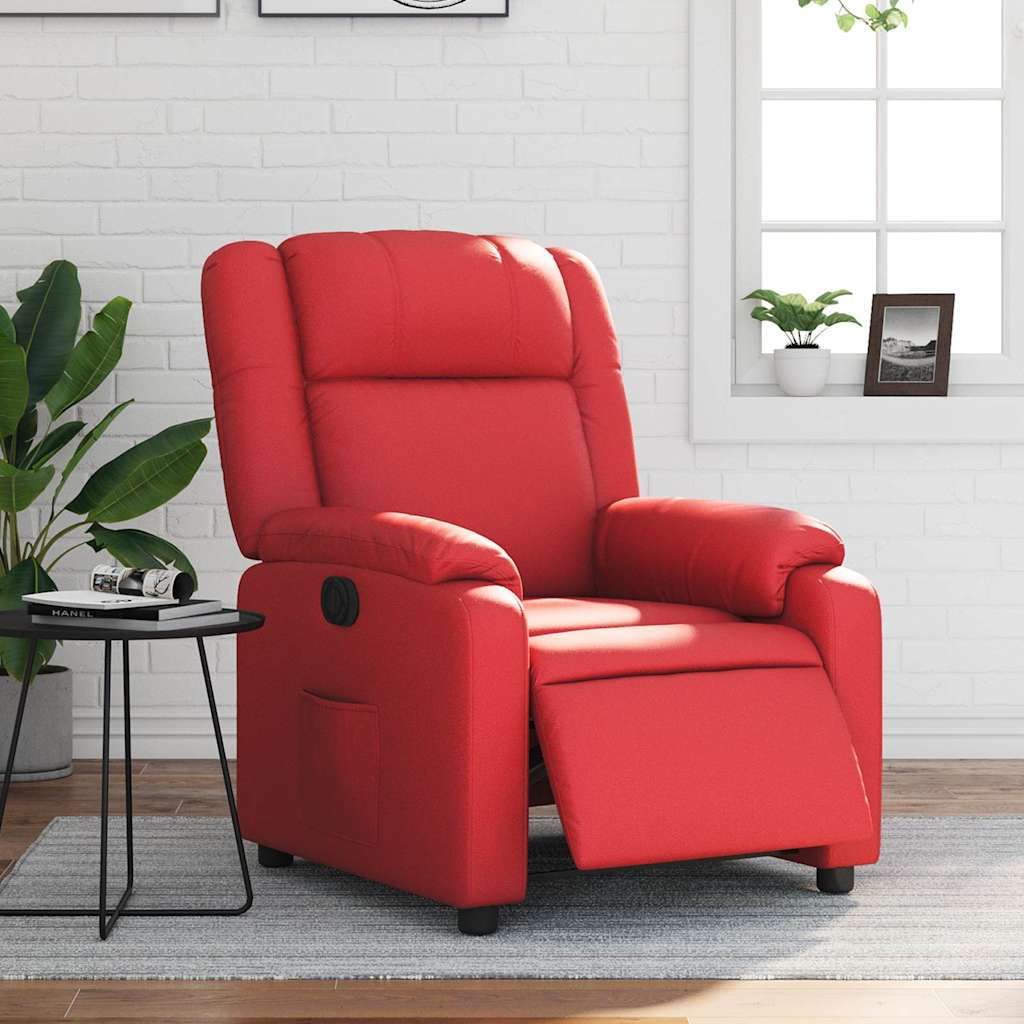 Elektrisk Reclinerfåtölj Konstläder