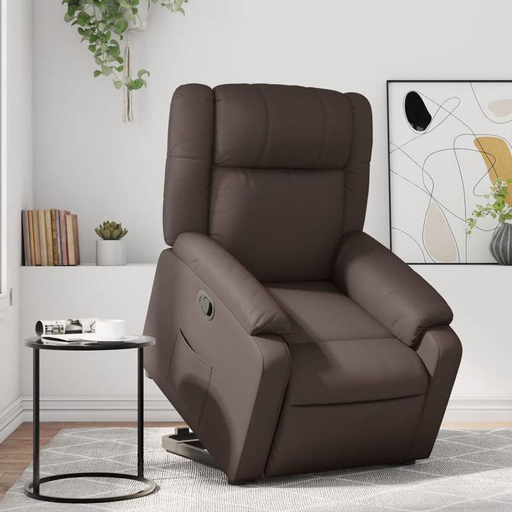 Reclinerfåtölj Med Uppresningshjälp Konstläder
