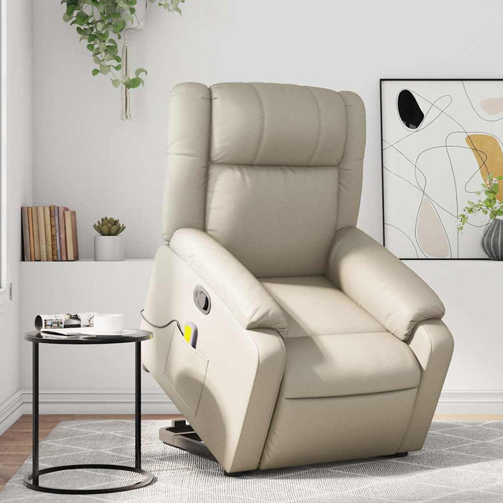 Reclinerfåtölj Med Uppresningshjälp Konstläder