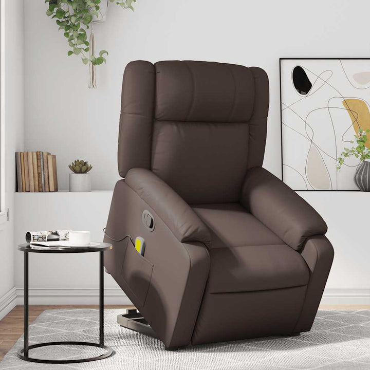 Reclinerfåtölj Med Uppresningshjälp Konstläder