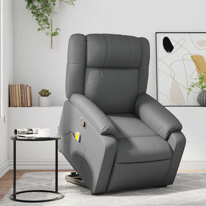 Reclinerfåtölj Med Uppresningshjälp Konstläder