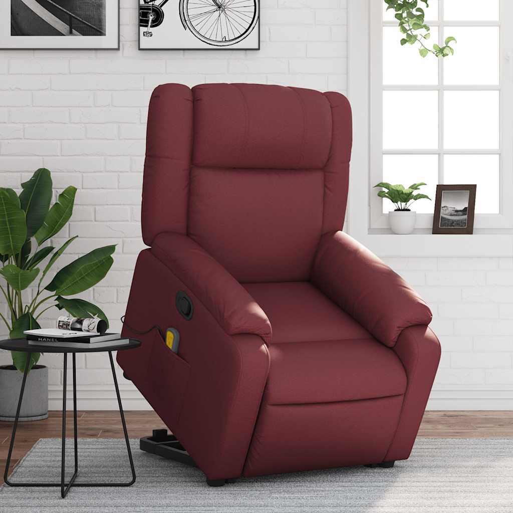 Reclinerfåtölj Med Uppresningshjälp Konstläder