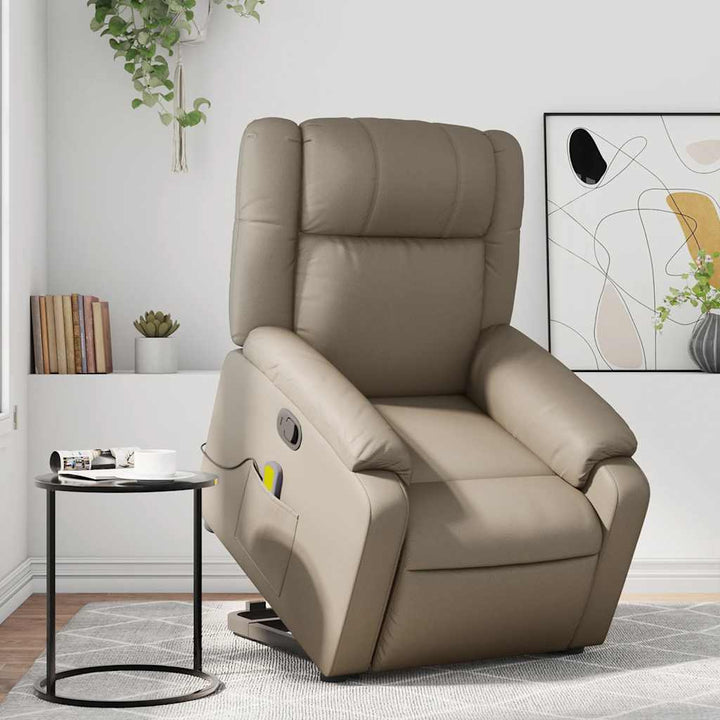 Reclinerfåtölj Med Uppresningshjälp Konstläder